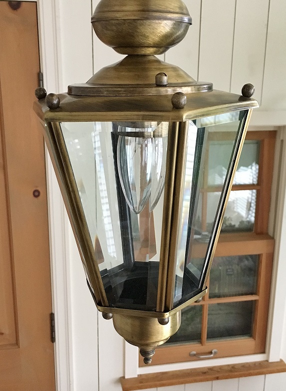 フランス六角形ランタン型ペンダントはかわいいアンティークネット