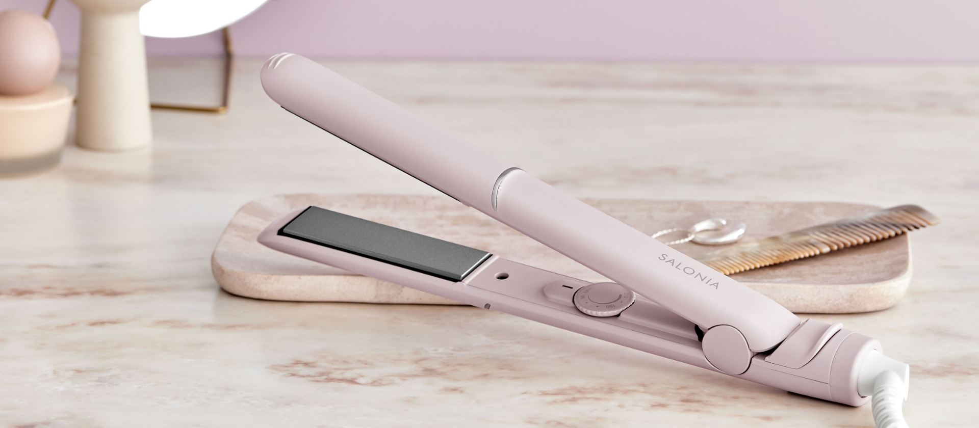 グロッシーケア ストレートヘアアイロン | SALONIA(サロニア)公式サイト
