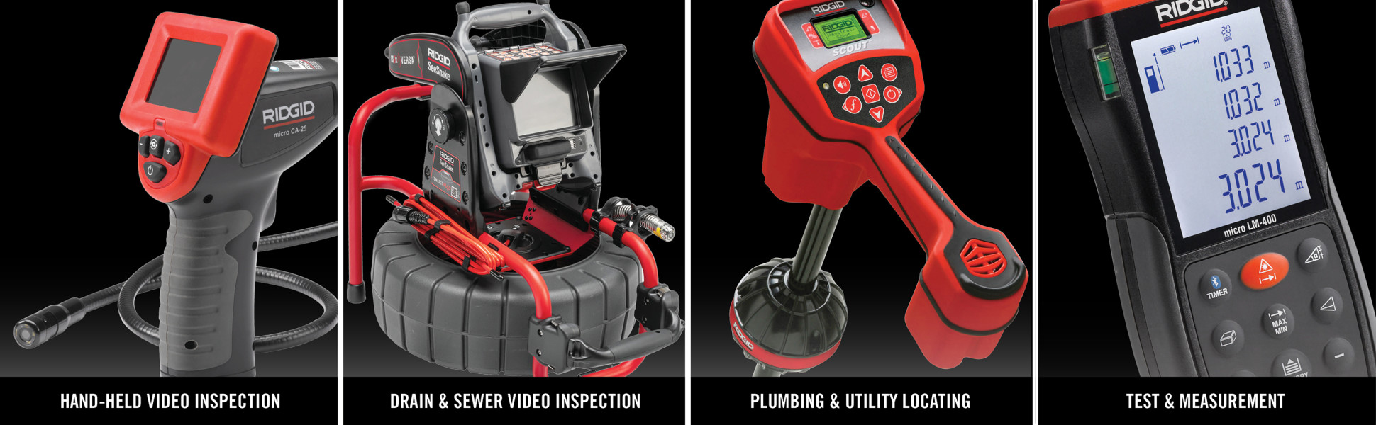 RIDGID CD-100 Micro Combustible Gas Handheld Diagnostic Detector w