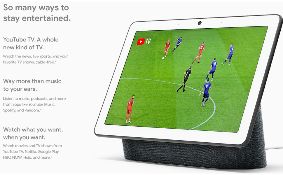 Google Nest Hub Max - Smart Home Speaker and 10