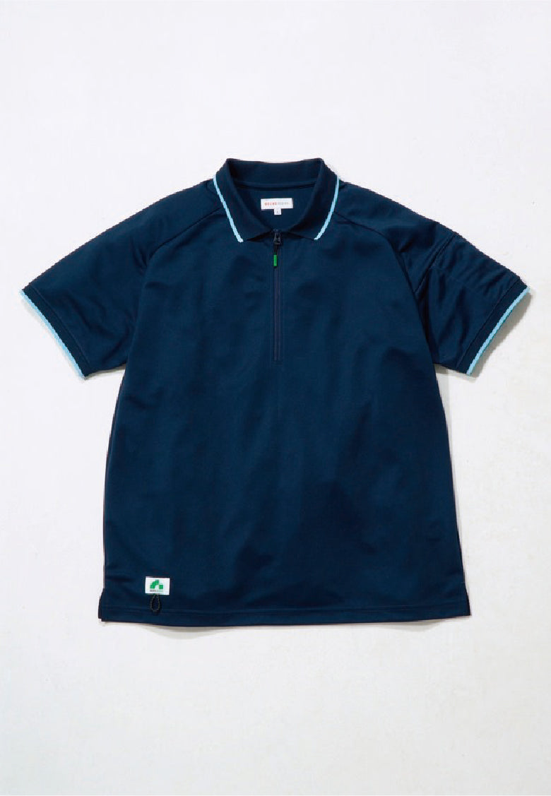 SOWA BEAMS DESIGN B7915-61 桑和 ビームス 半袖ハーフジップ