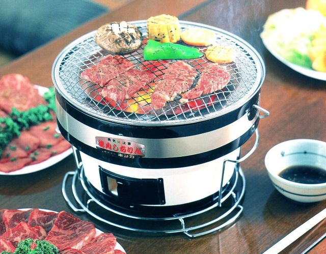 コンロ キンカ 木炭コンロ しちりん 珪藻土 焼肉