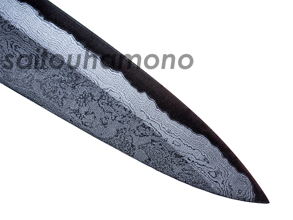 唐津厚広青一鋼割込ダマスカス和牛刀の通販「サイトウ刃物店」