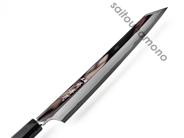 堺孝行青二鋼鏡面飛燕剣型柳刃の通販「サイトウ刃物店」