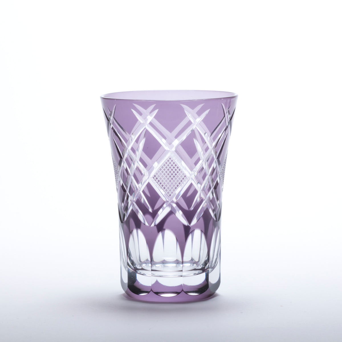 M-7575-R 菱魚子文様 天開タンブラー アカ – 硝子工房 彩鳳