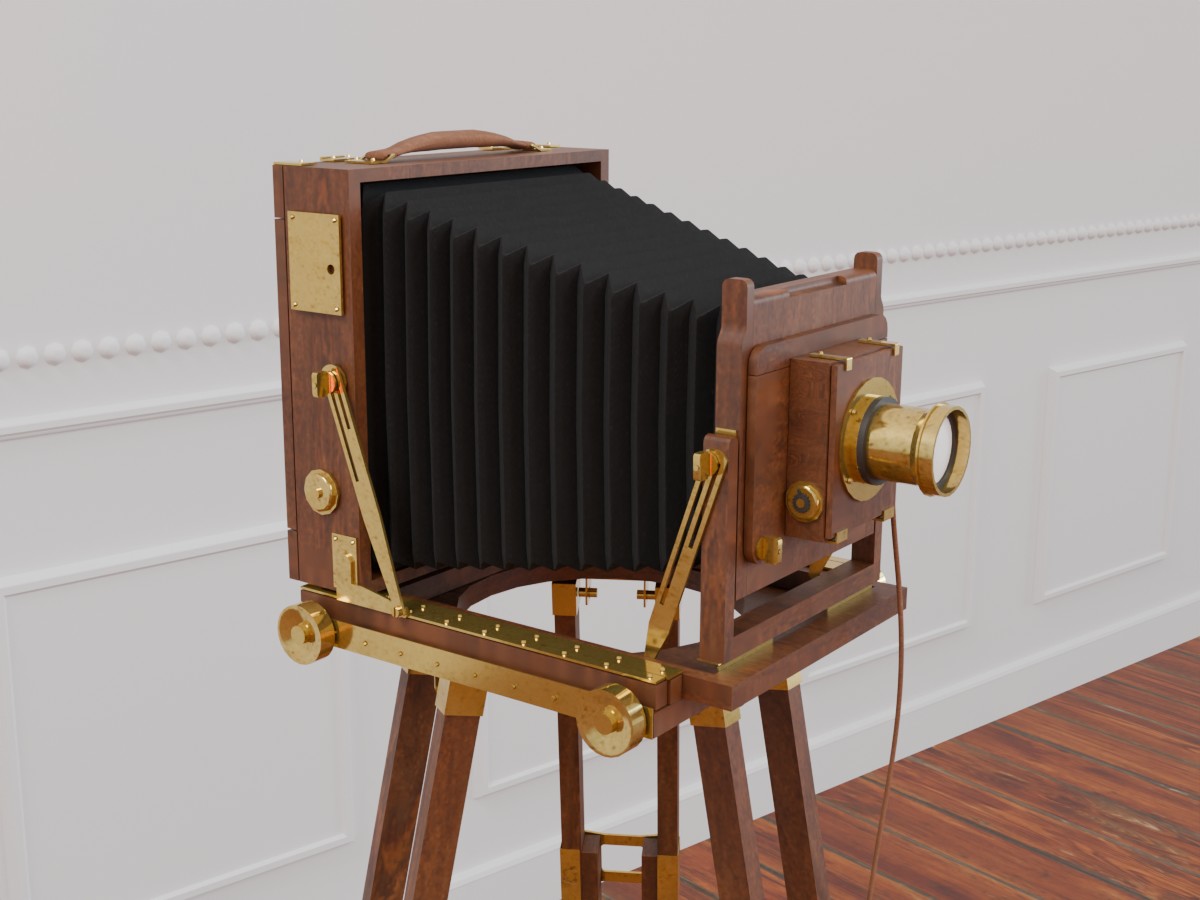 蛇腹式カメラ フォールディングカメラVRC対応装飾用品～アンティーク