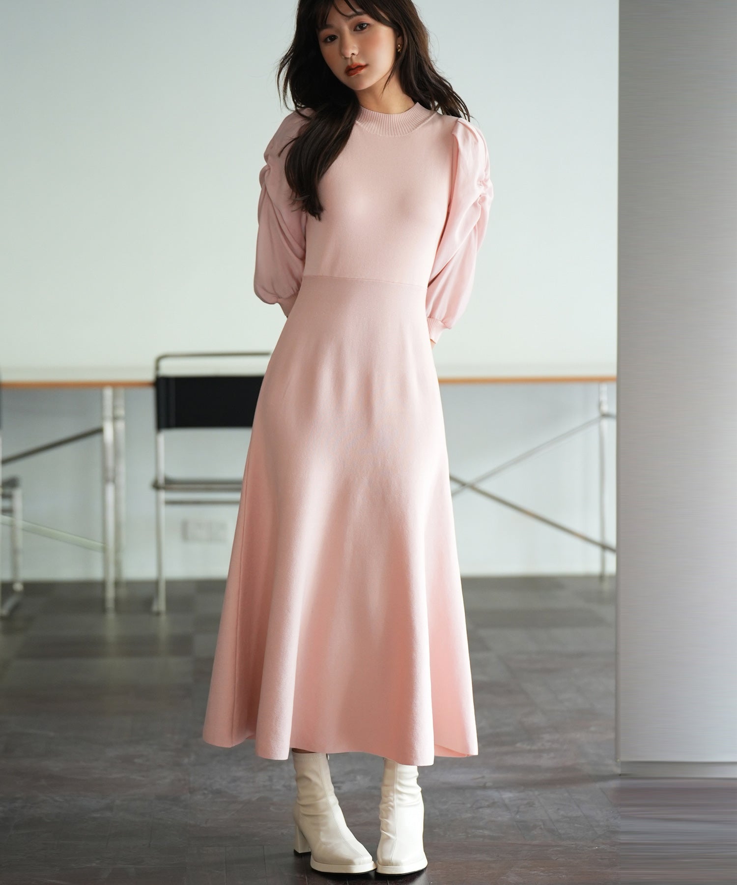 Aラインドッキングニットワンピースsdpxyf9017 ピンク – [公式]SAISON