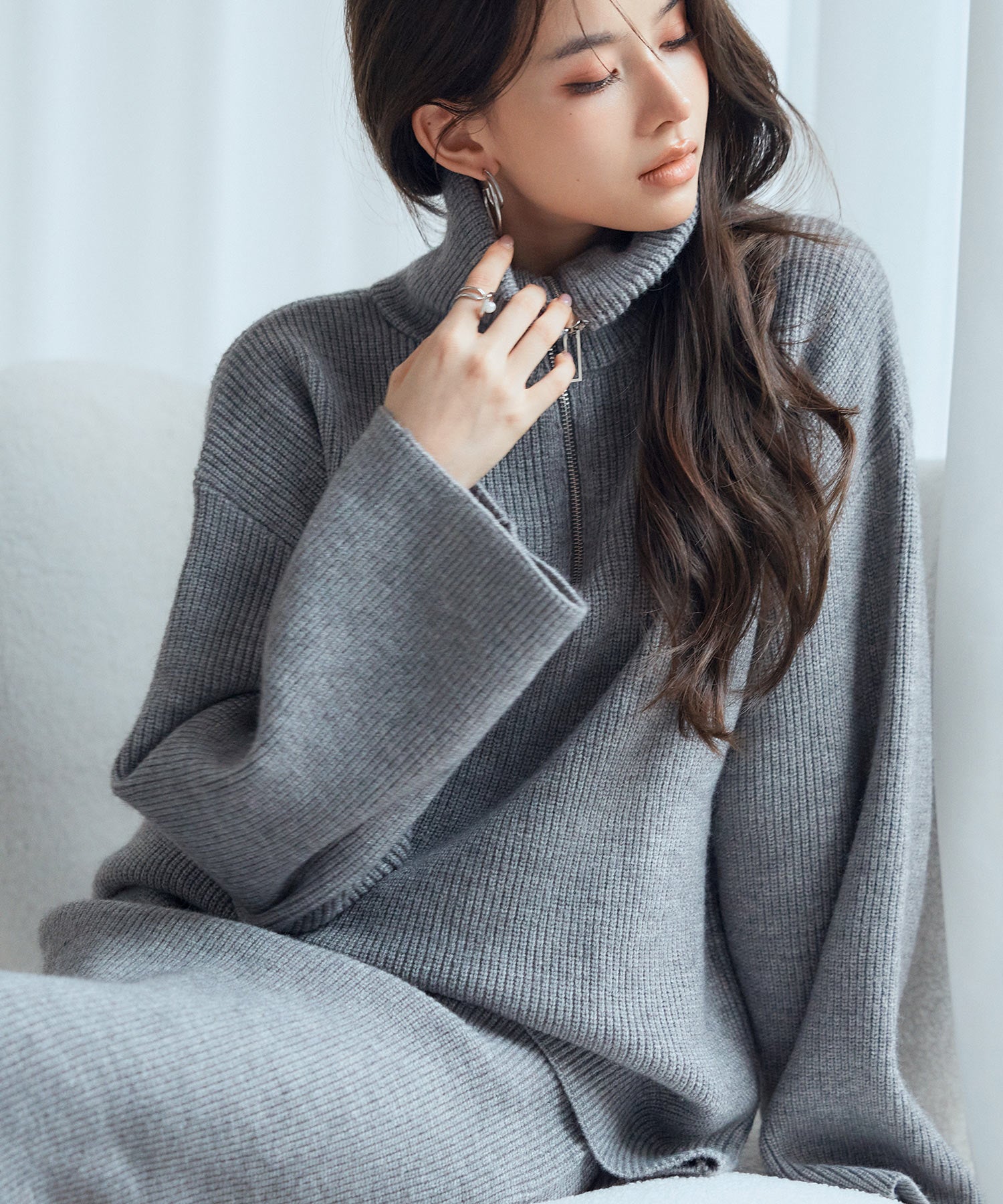 着回し拔群ニットセットアップsdp8043 グレー – [公式]SAISON DE