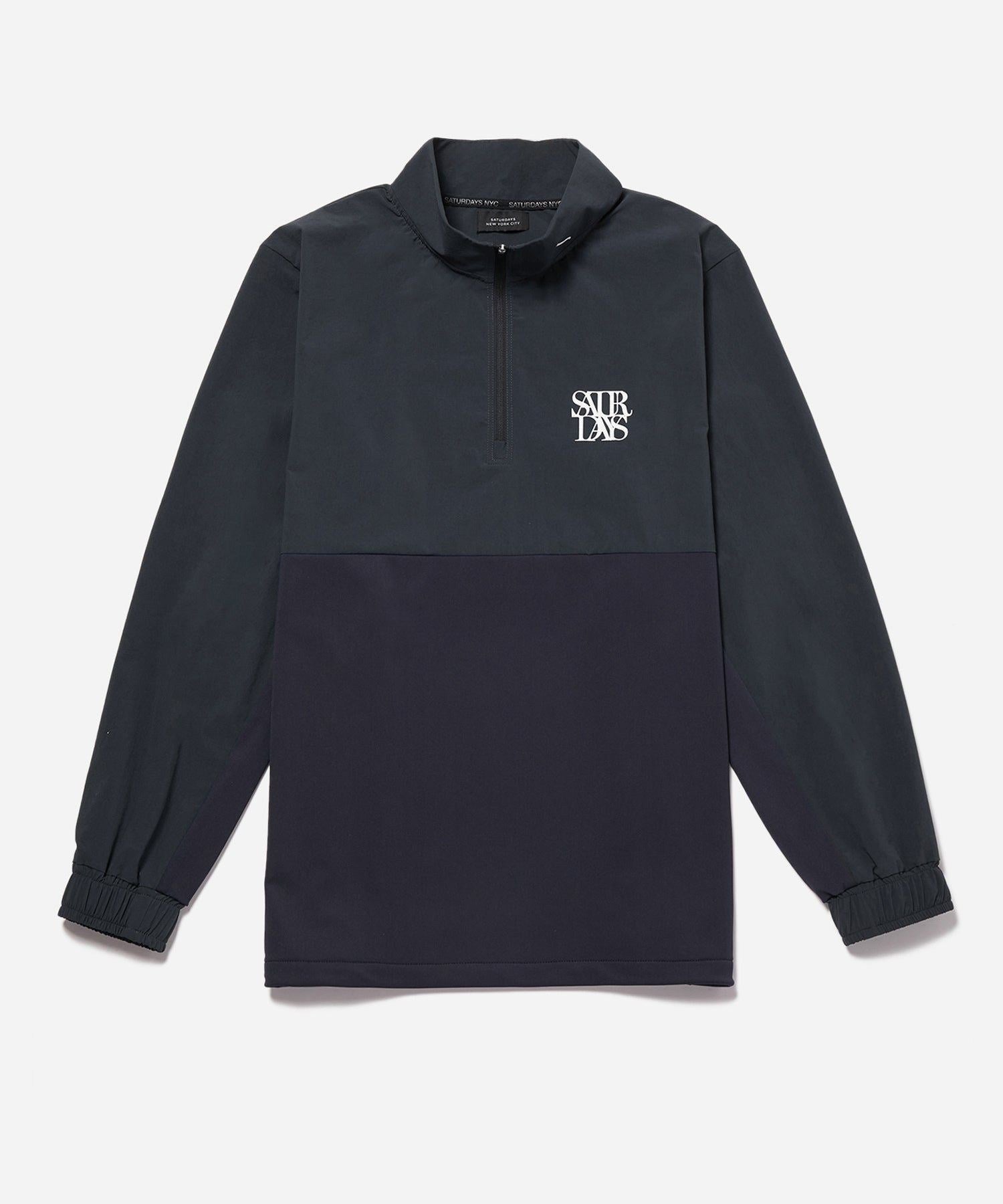 スタンドカラーハーフジッププルオーバー | Saturdays NYC Japan
