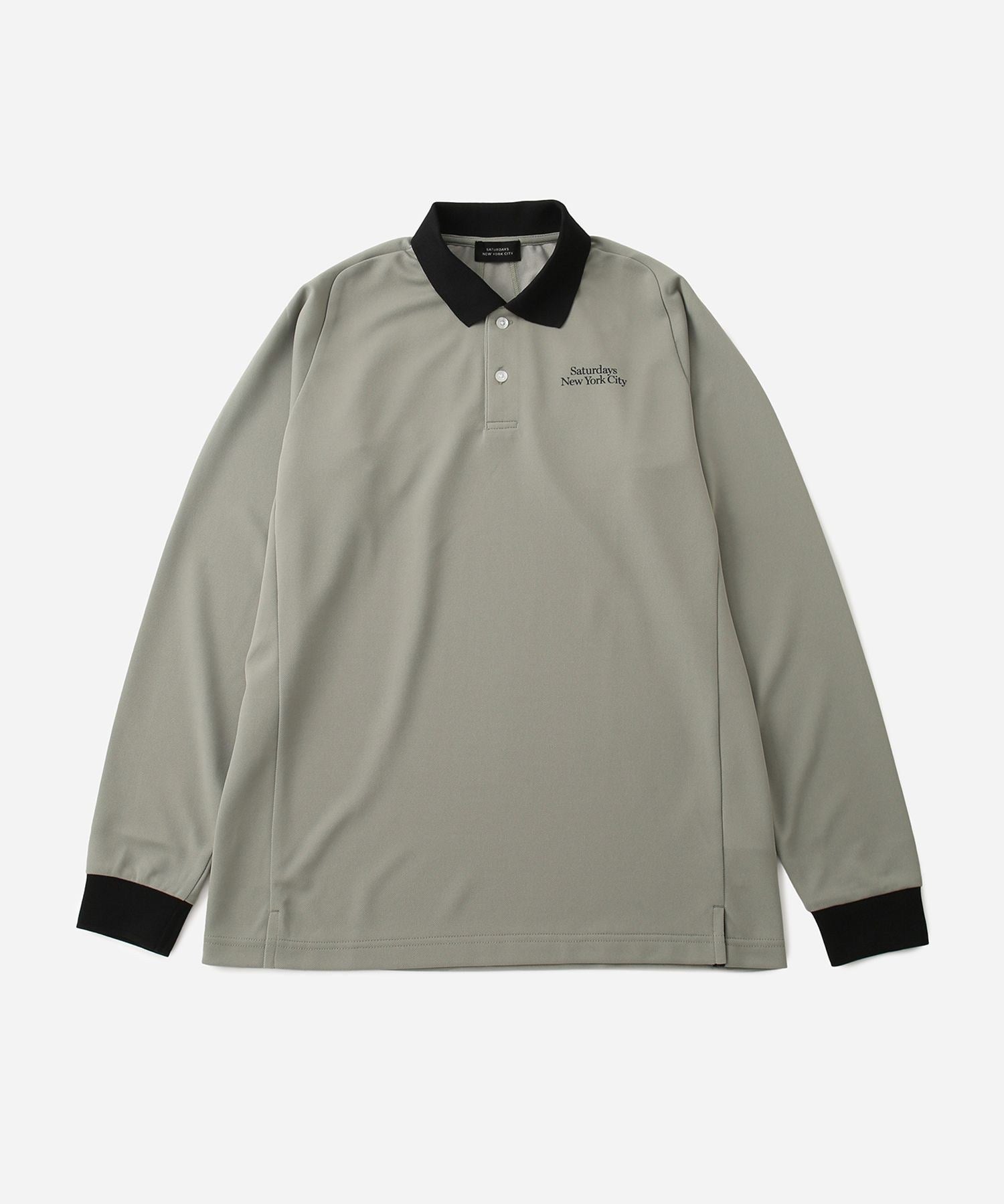 Cupro Pique LS Polo | Saturdays NYC Japan