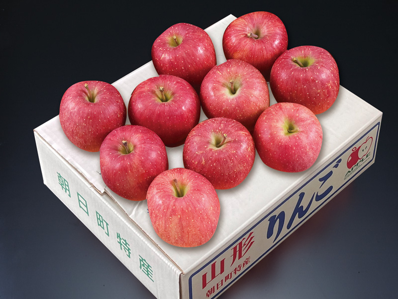 朝日町産秀品サンふじりんご約5kg16〜18玉｜山形のさくらんぼ通販なら