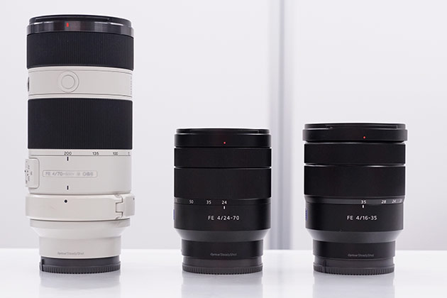 SEL24105Gを中心に考える Eマウントの新しい小三元システム｜ソニー