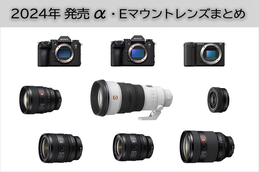 2024年に発売された α・Eマウントレンズ 作例と共にまとめてみまし