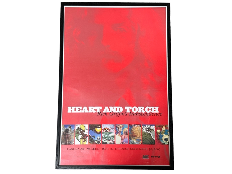 Rick Griffin's Transcendence Heart And Torch Laguna Art Museum