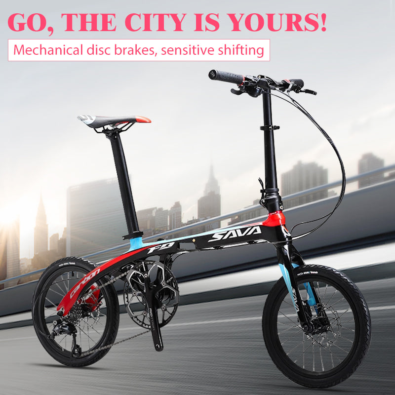 通勤用折りたたみ自転車|16インチカーボン折りたたみ自転車|Z2 – SAVA