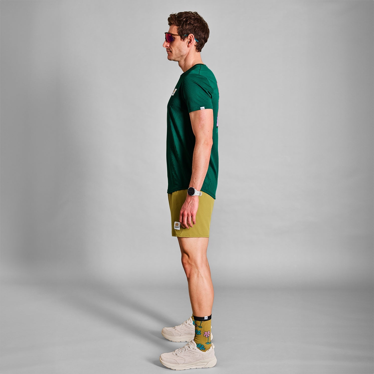 □ 公式 □ SAYSKY/セイスカイ ランニングショーツ LMRSH05c405 Flower