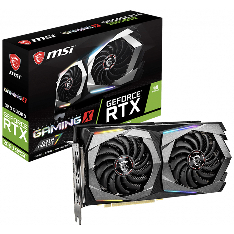 Used MSI GeForce RTX 2060 SUPER GAMING X 8GB GDDR6 Graphics Card