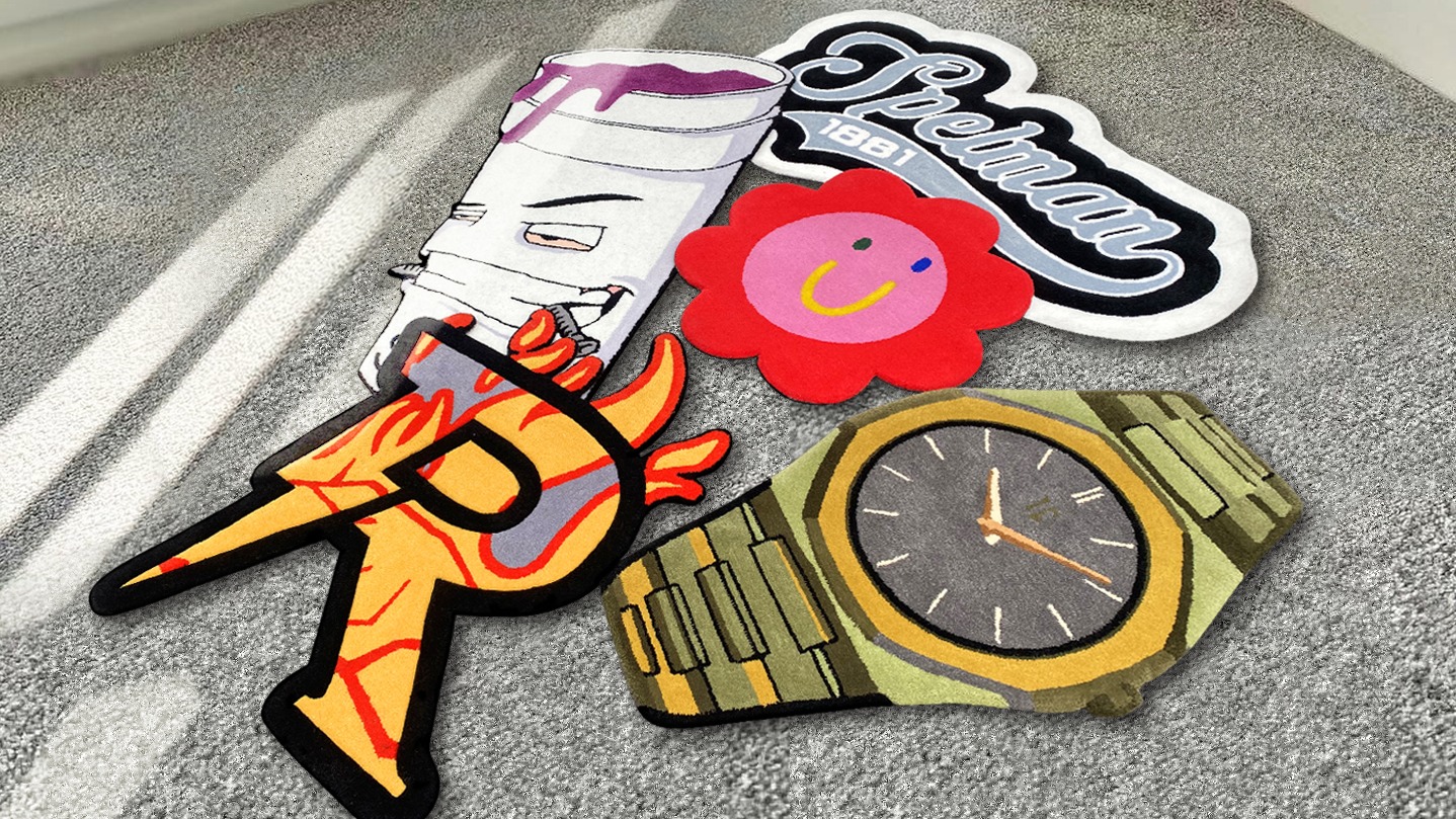 FTC OG LOGO RUG オレンジ ロゴ ラグマット 玄関マット FTC OG LOGO