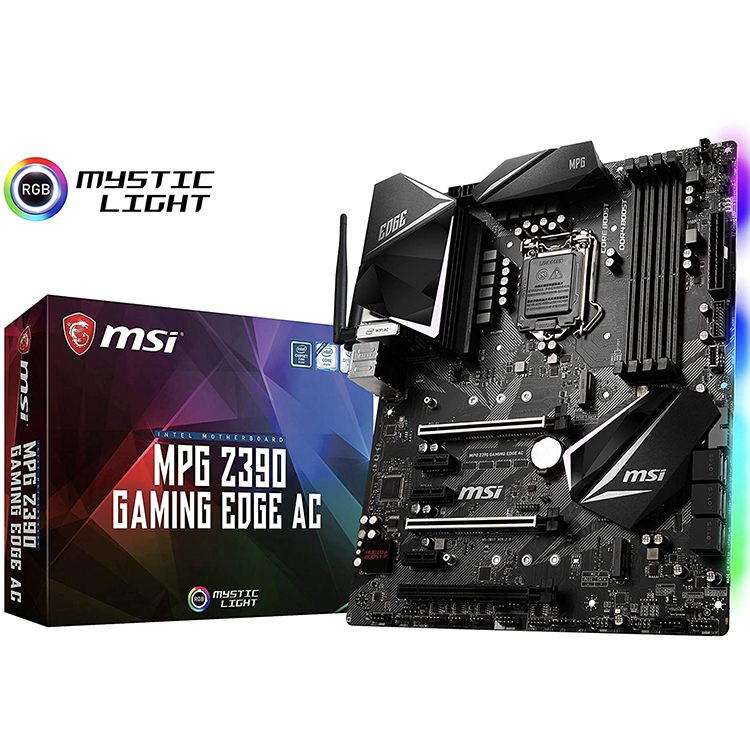 MSI MPG Z390 Gaming Edge AC LGA1151 Motherboard, Intel Z390