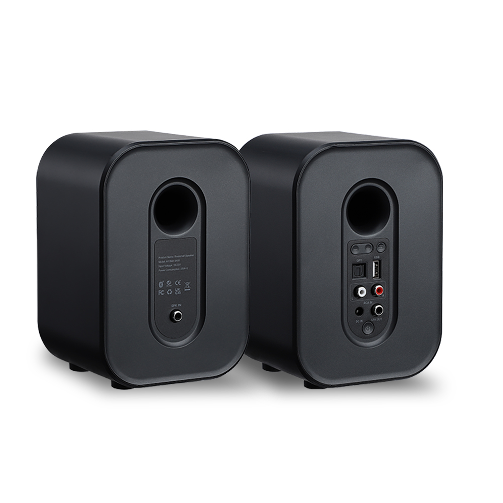 AIYIMAオーディオ 80W アクティブ デュアルモード ブックシェルフ