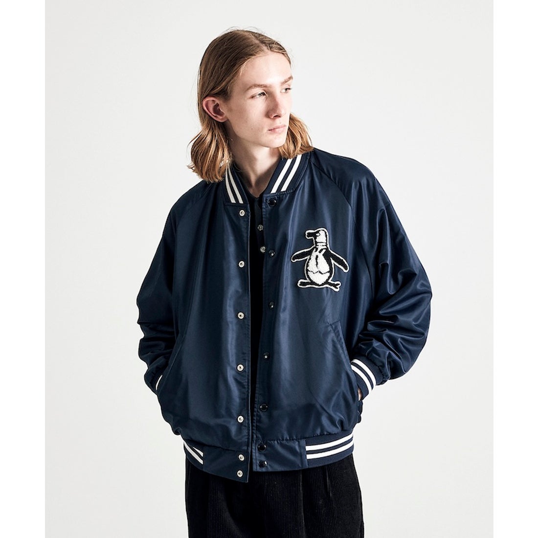 penguin BY MUNSINGWEAR ナイロンスタジアムジャンパー -アウトレット