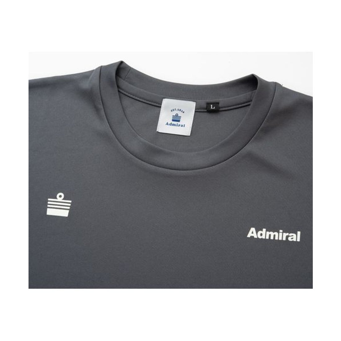アドミラル Admiral ドライシルキーロングスリーブTシャツ （ホワイト