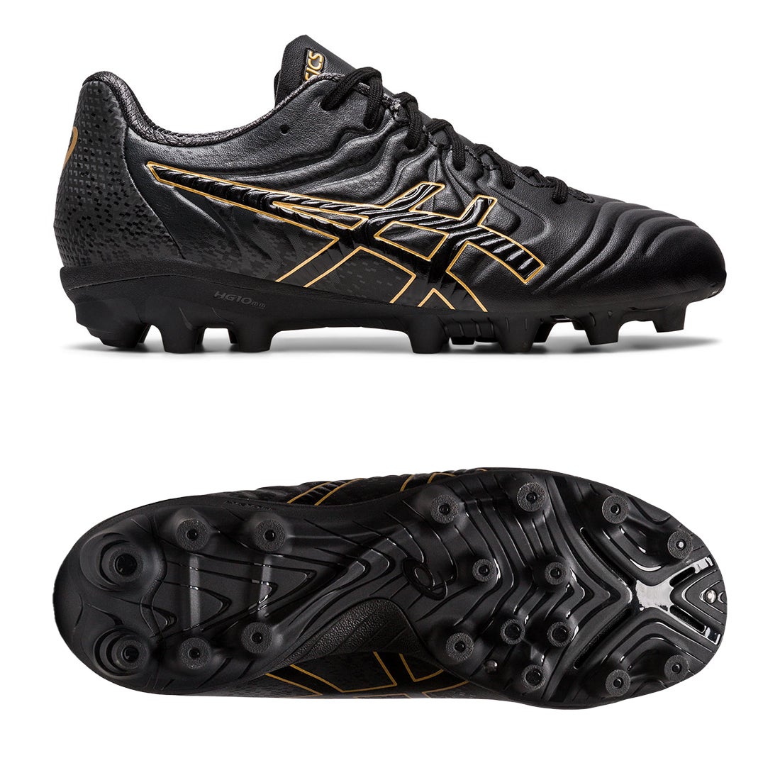 ASICS アシックス ウルトレッツァ 2 GS ジュニア(ブラック×ゴールド