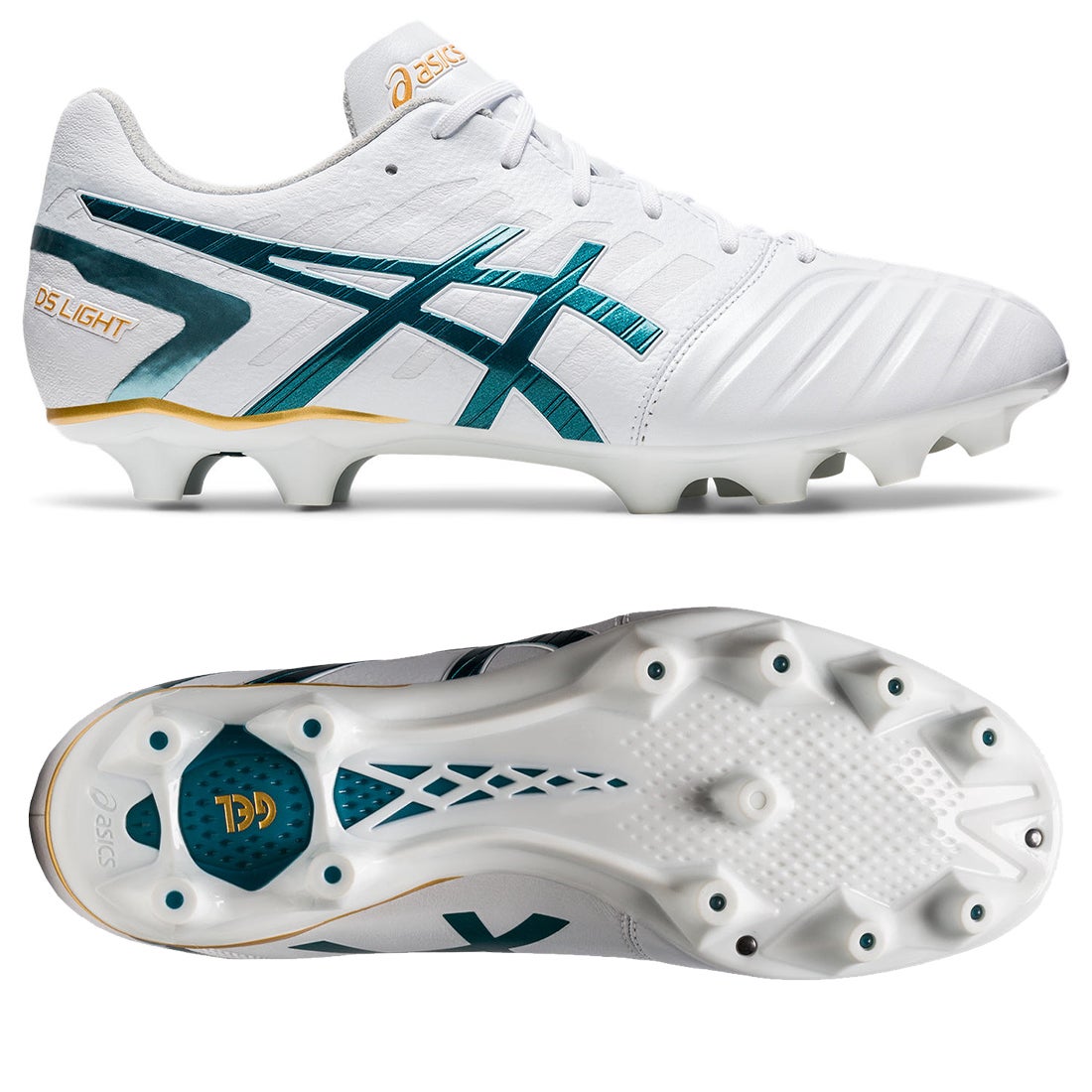 ASICS アシックス DS LIGHT ワイド(ホワイト×グリーン) 1103A069 101