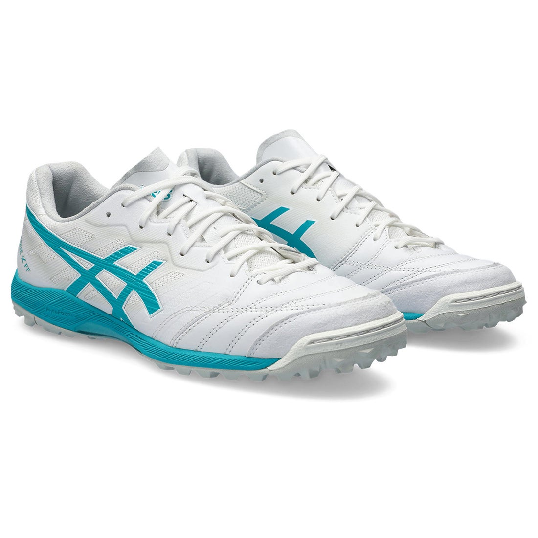 ASICS アシックス デスタッキ K FF TF(ホワイト×ブルー) 1111A218 101