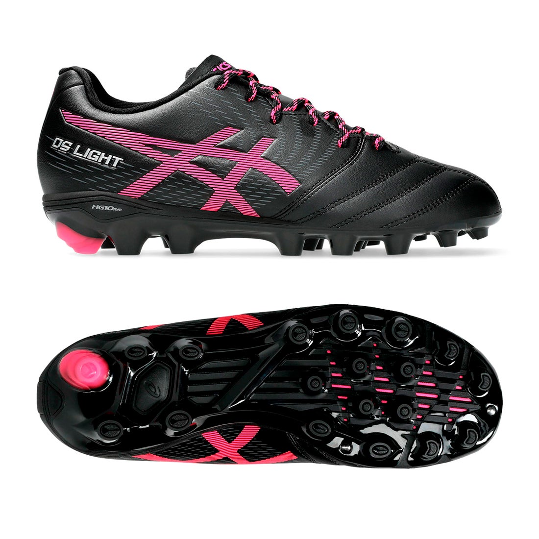 ASICS アシックス DS LIGHT ジュニア GS(ブラック×ピンク) 1104A054