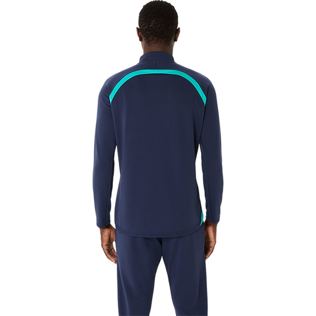 ASICS アシックス ハーフジップニットシャツ(ネイビー) 2101A301 405