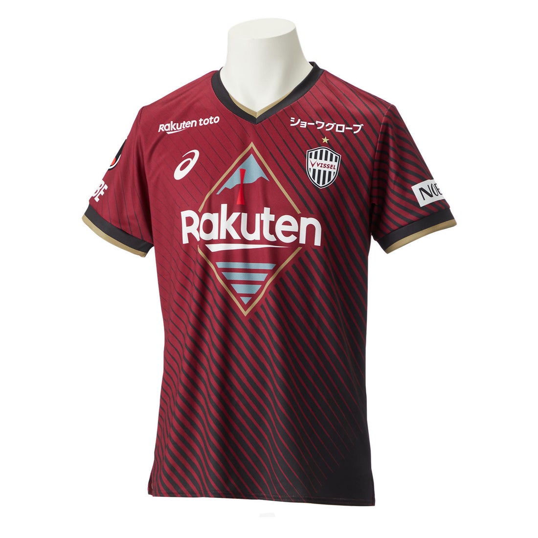 ASICS ヴィッセル神戸 2023 ユニフォーム ホーム 半袖 レプリカ