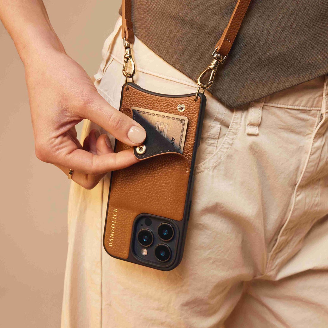 BANDOLIER バンドリヤー スマホショルダー スマホケース iphone15