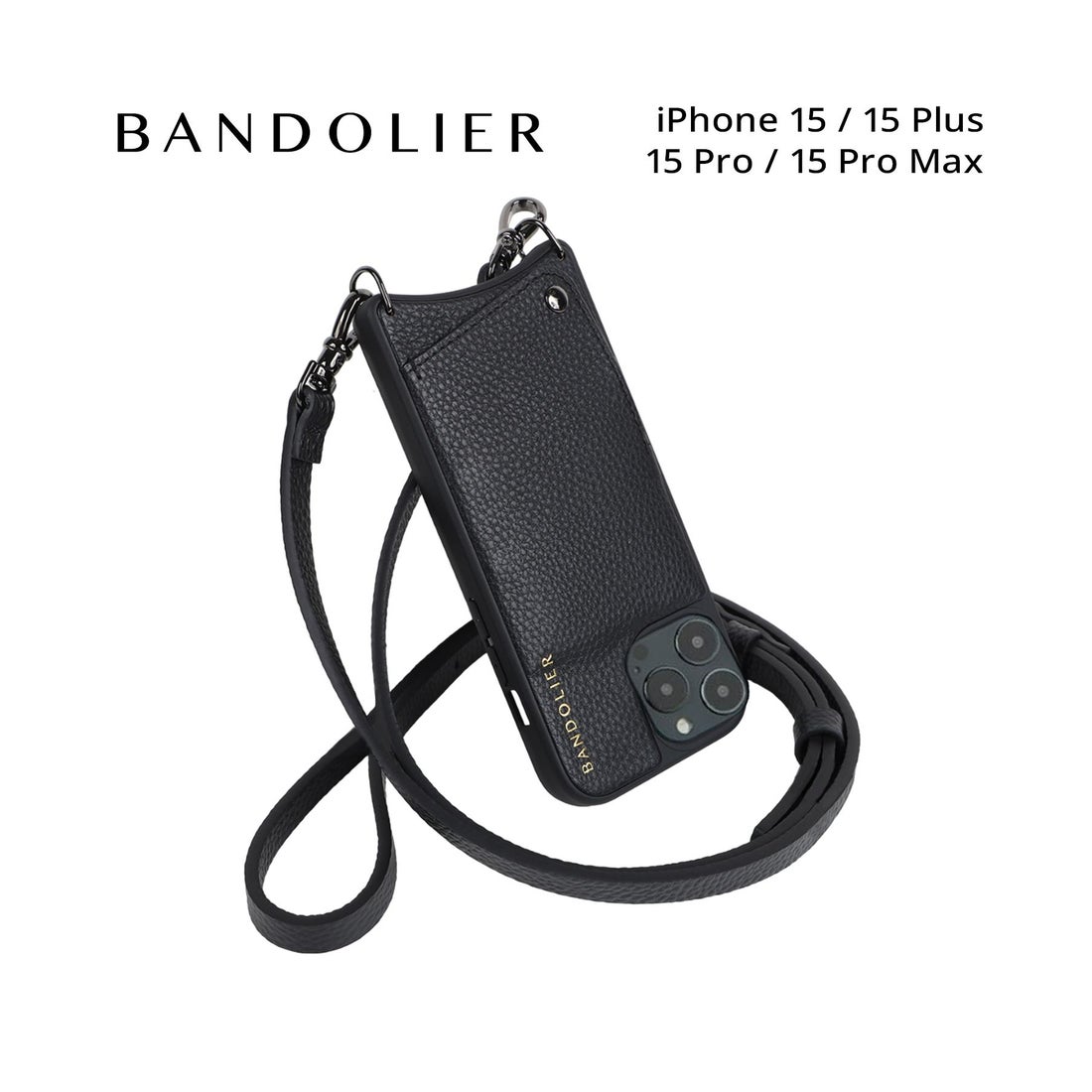 BANDOLIER バンドリヤー iPhone15 15 Pro 15 Pro Max 15 Plus ケース