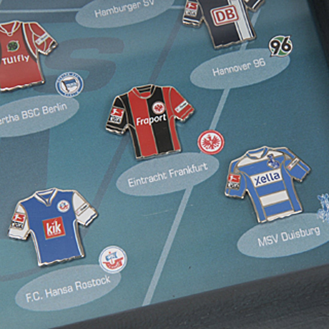 Bundesliga ブンデスリーガ 07/08 1部 全チーム ユニフォーム型(ホーム