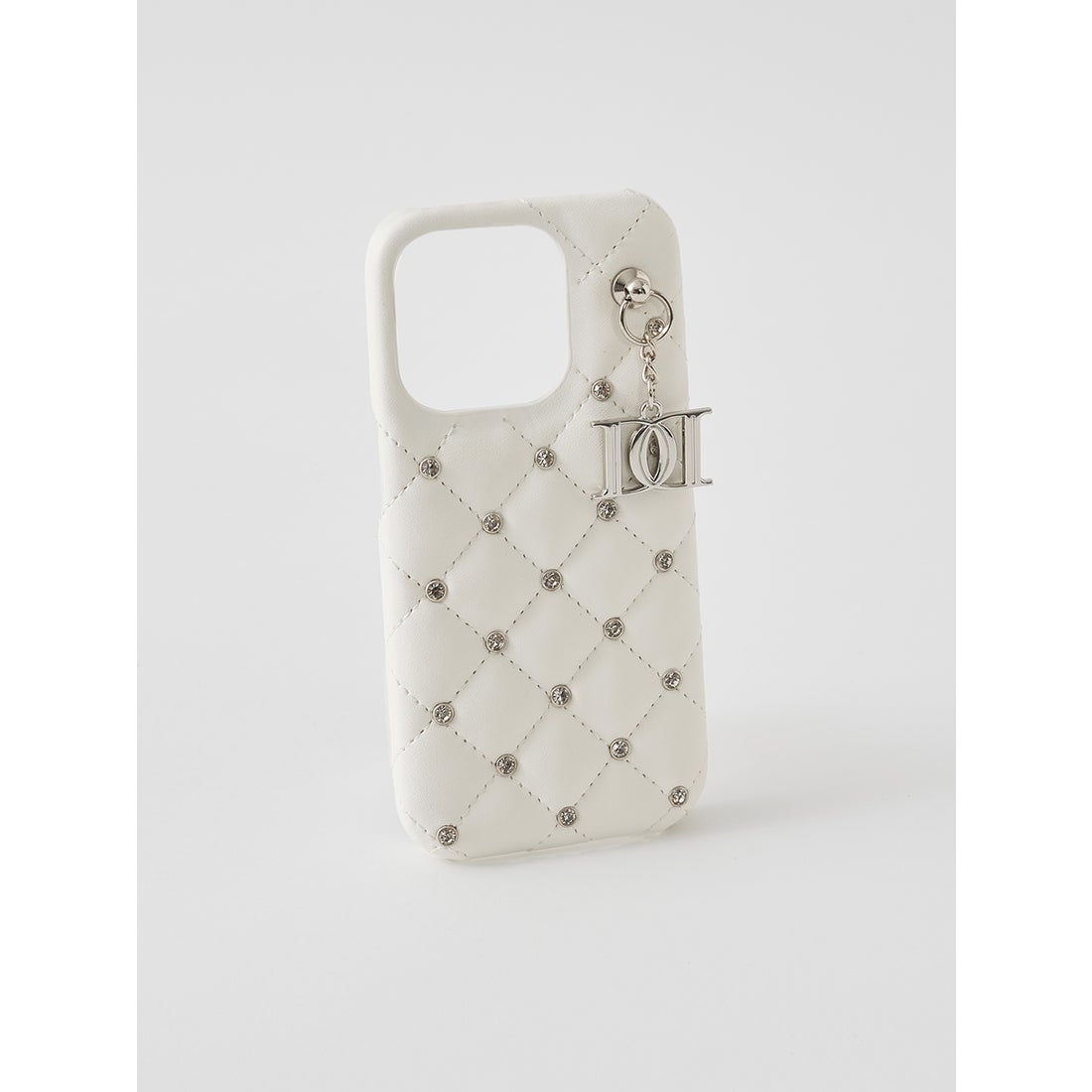 ダーリッチ Darich キルティングビジューDDチャームiPhoneケース