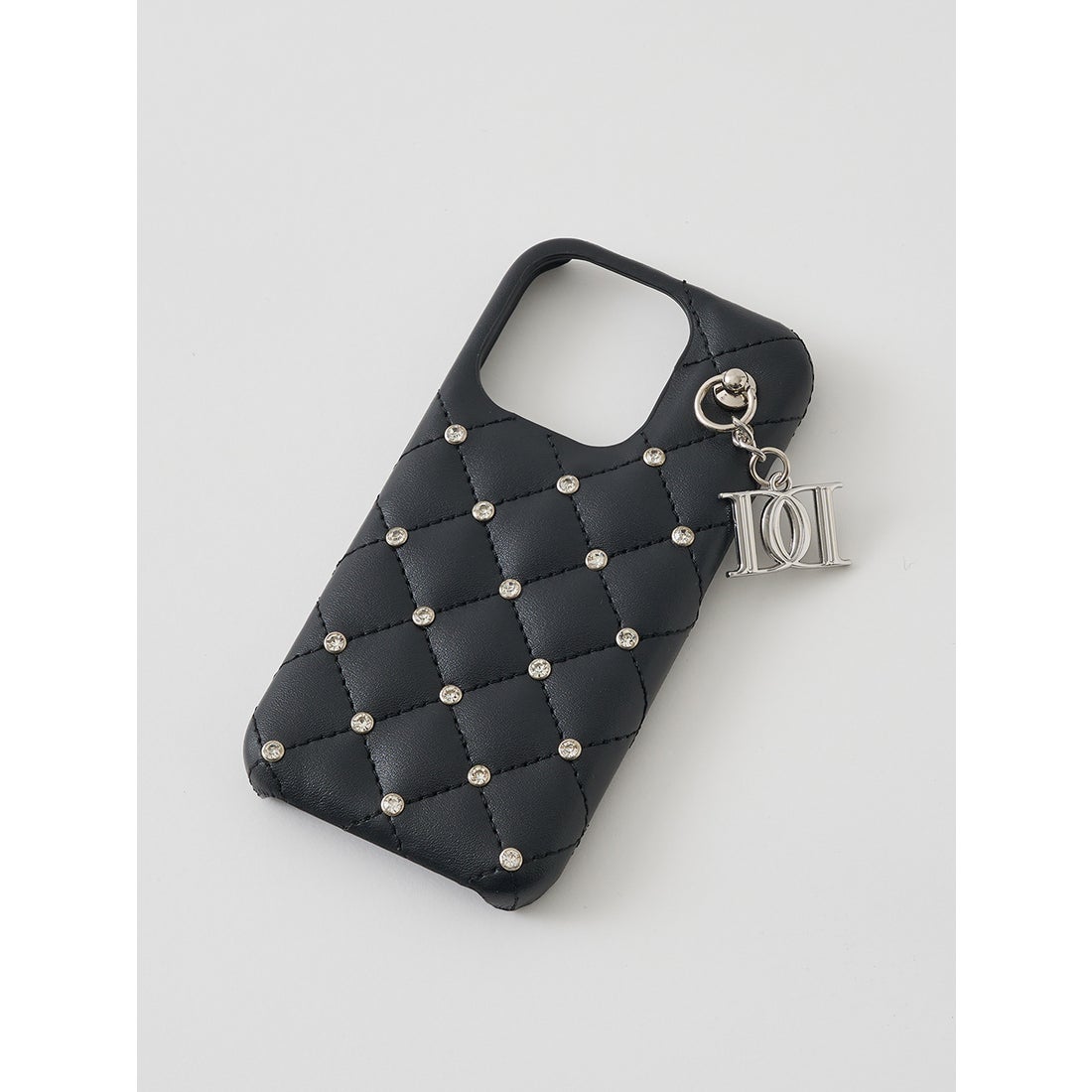 ダーリッチ Darich キルティングビジューDDチャームiPhoneケース