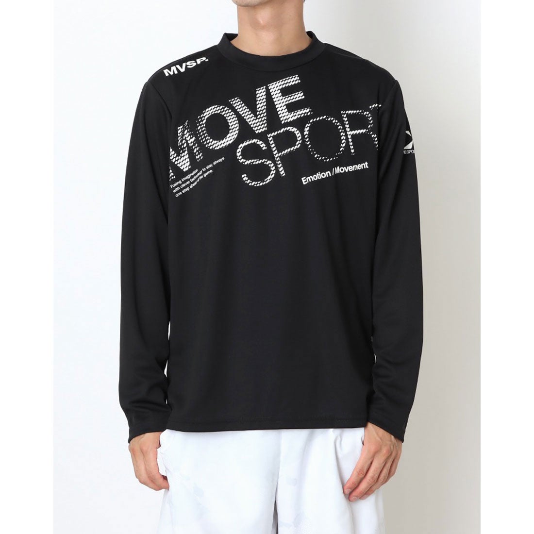 デサント DESCENTE メンズ 長袖機能Tシャツ ドライメッシュ ビックロゴ