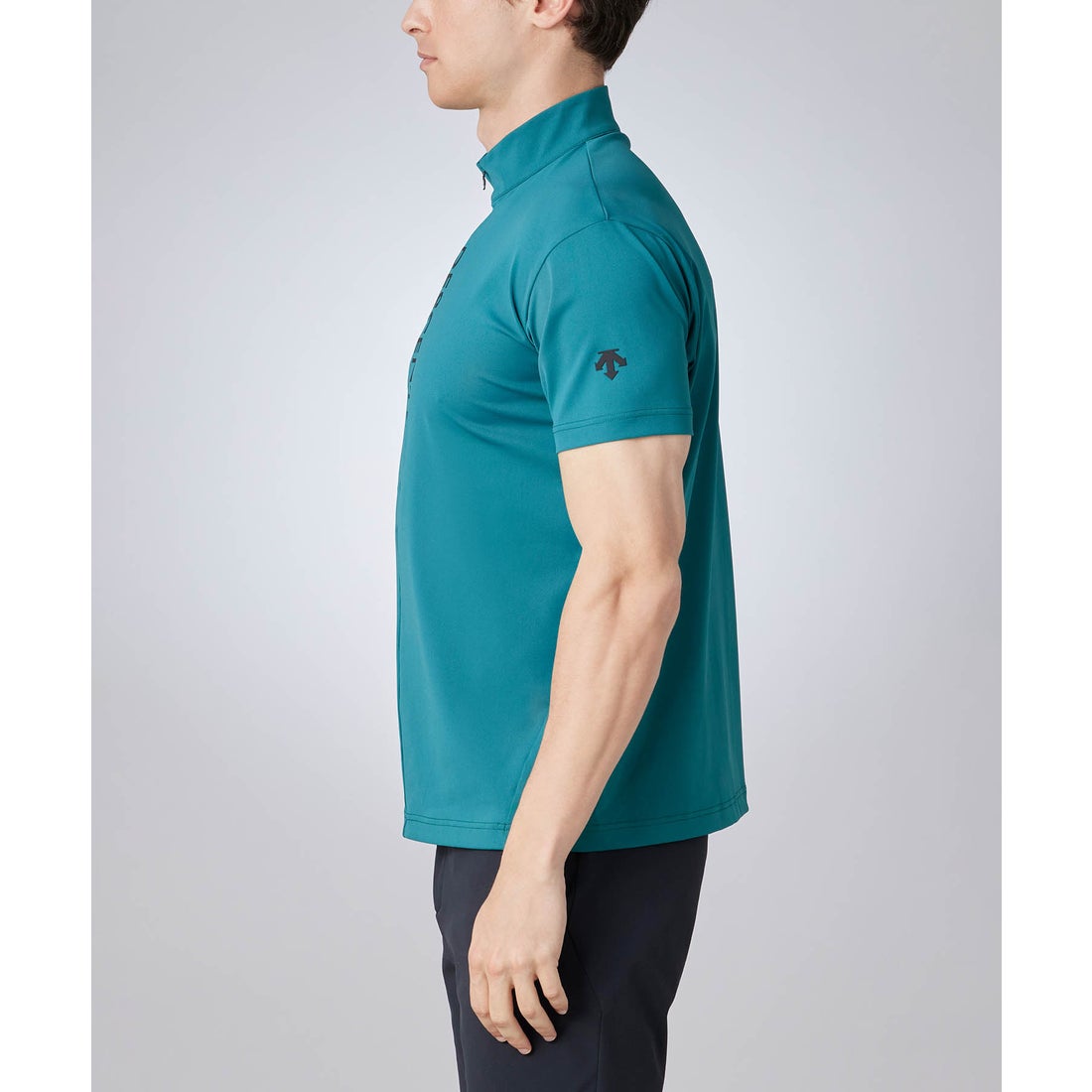 デサントゴルフ DESCENTE ゴルフ スタンドカラーハーフジップ半袖