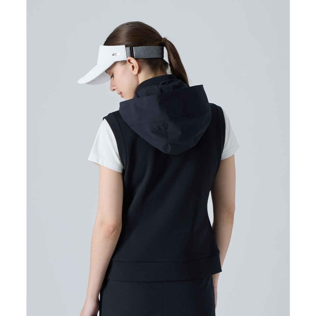 デサントゴルフ DESCENTE ゴルフ フルジップジャージーベスト（フード