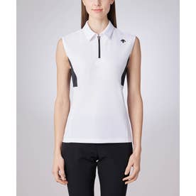 デサントゴルフ DESCENTE ゴルフ ハーフジップスリーブレスシャツ