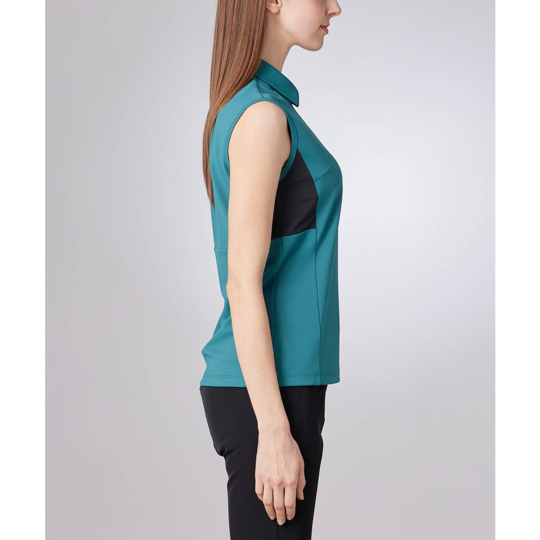 デサントゴルフ DESCENTE ゴルフ ハーフジップスリーブレスシャツ