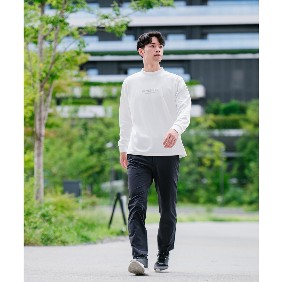 ムーブスポーツ MoveSport 【直営店限定】モックネックロングスリーブ