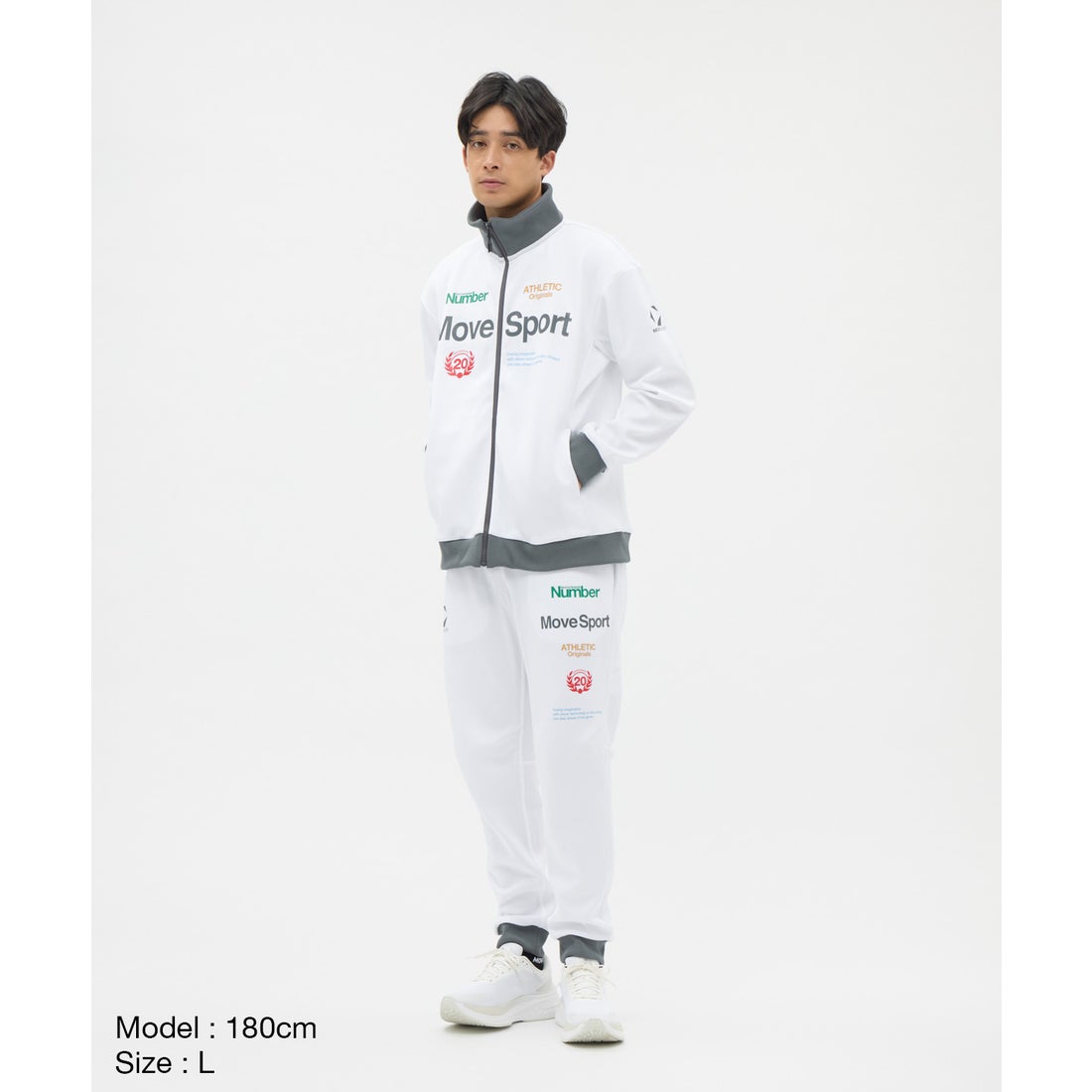 ムーブスポーツ MoveSport 【Numberコラボ】ACTIVE SUITS 2FACE 鹿の子