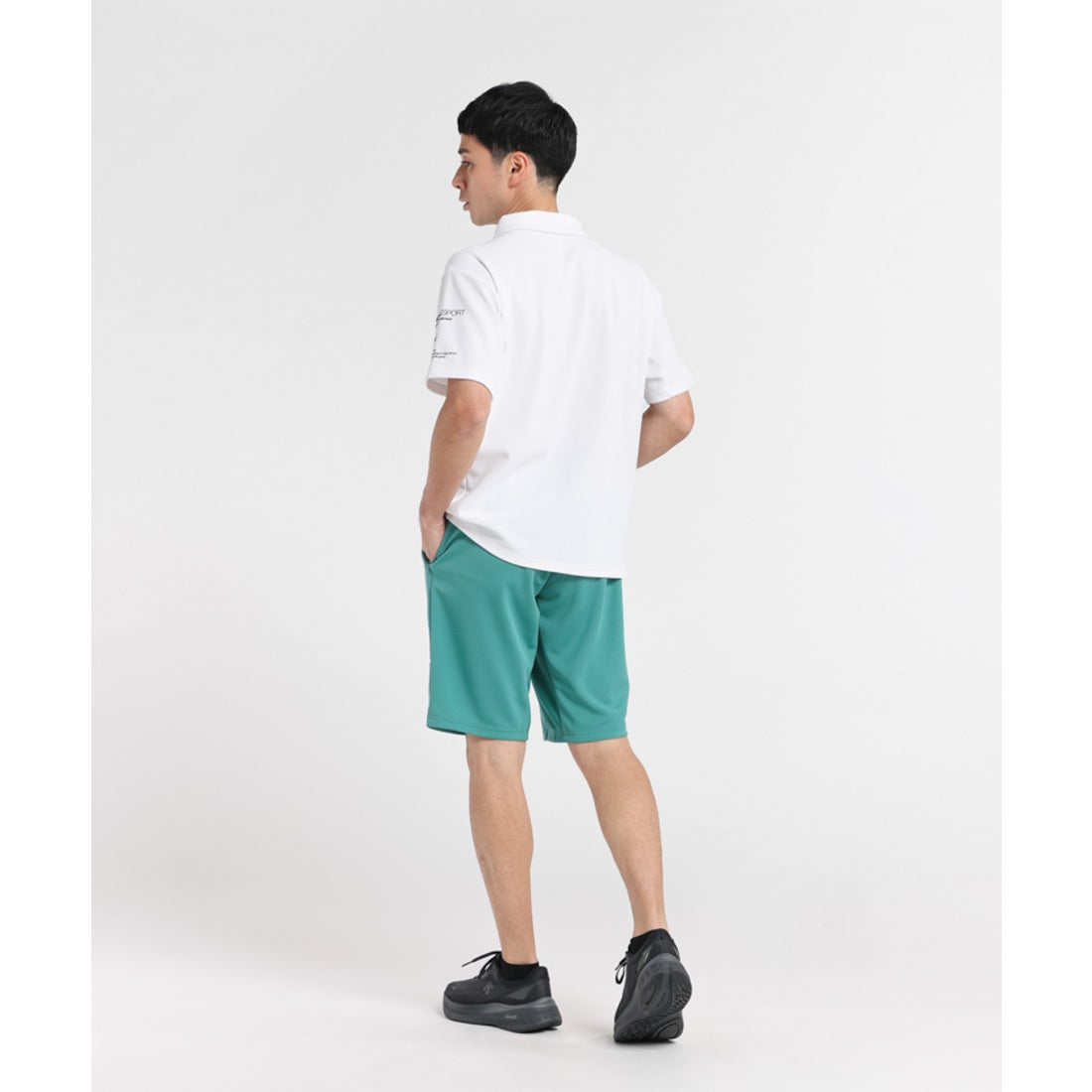 ムーブスポーツ MoveSport ドライメッシュ ビックロゴ ハーフパンツ