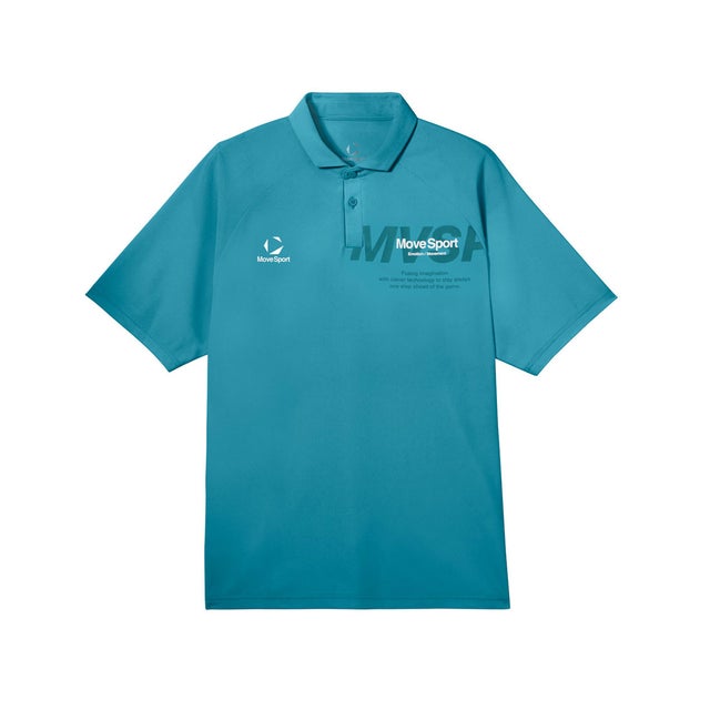 MOVESPORT JAPAN GAMES 国体 ポロシャツ ブラック×ゴールド MoveSport