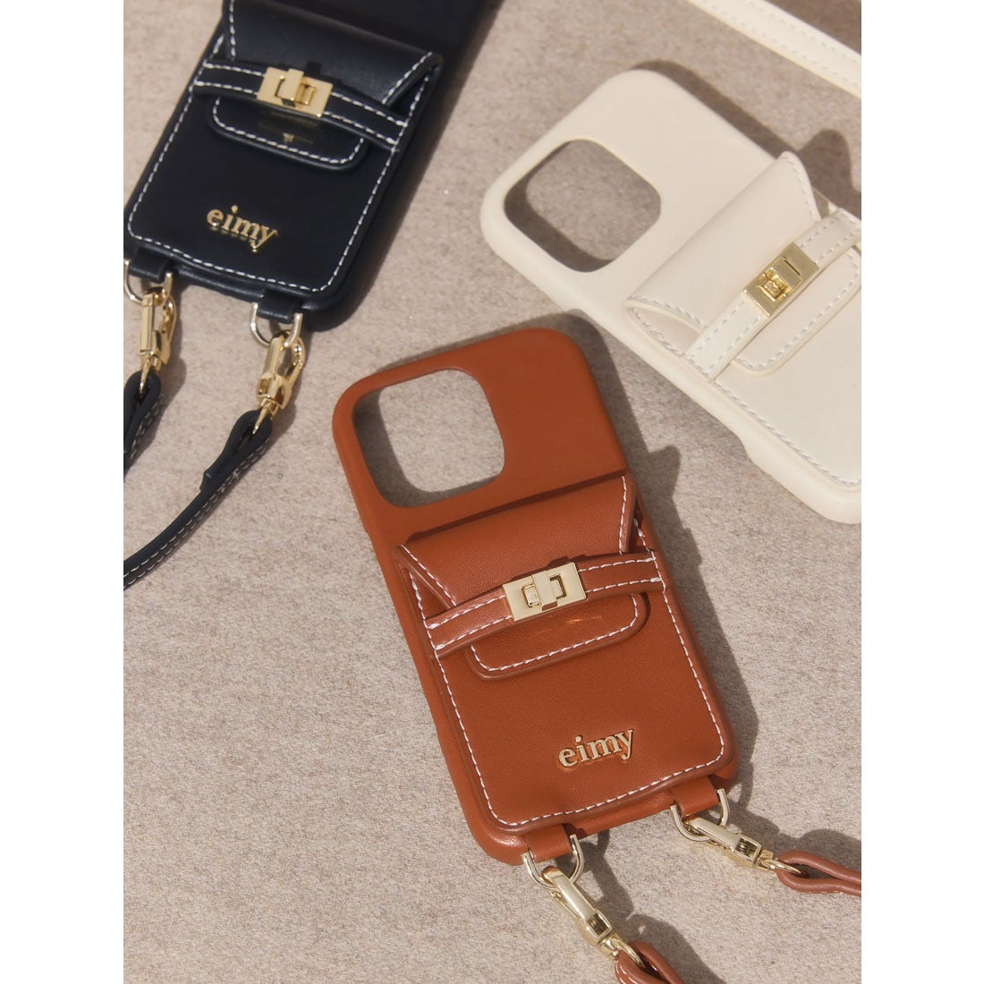 エイミーイストワール EIMY ISTOIRE EIMYロゴ iPhoneケース 16PRO