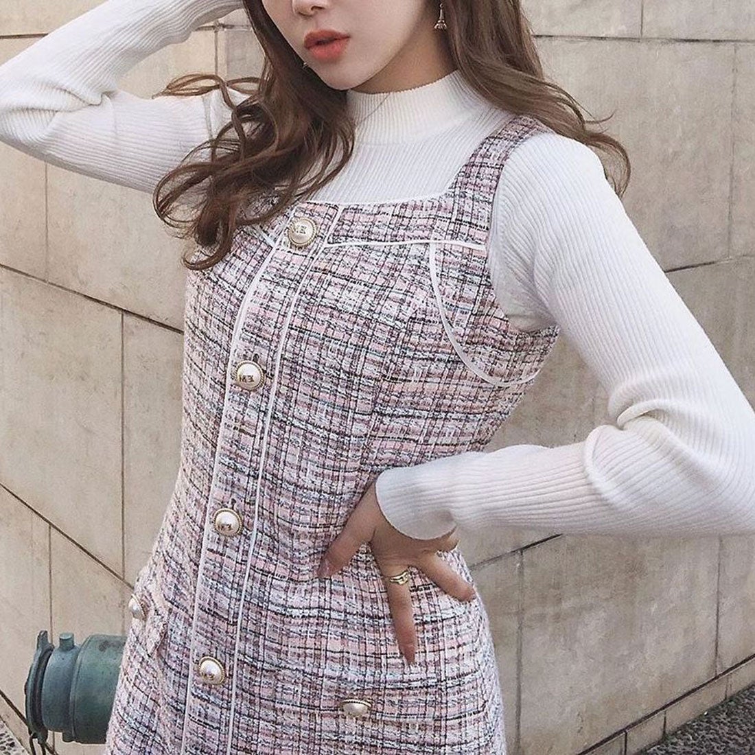 EIMY ISTOIRE エイミーイストワール eimy istoire EM pearl ツイード