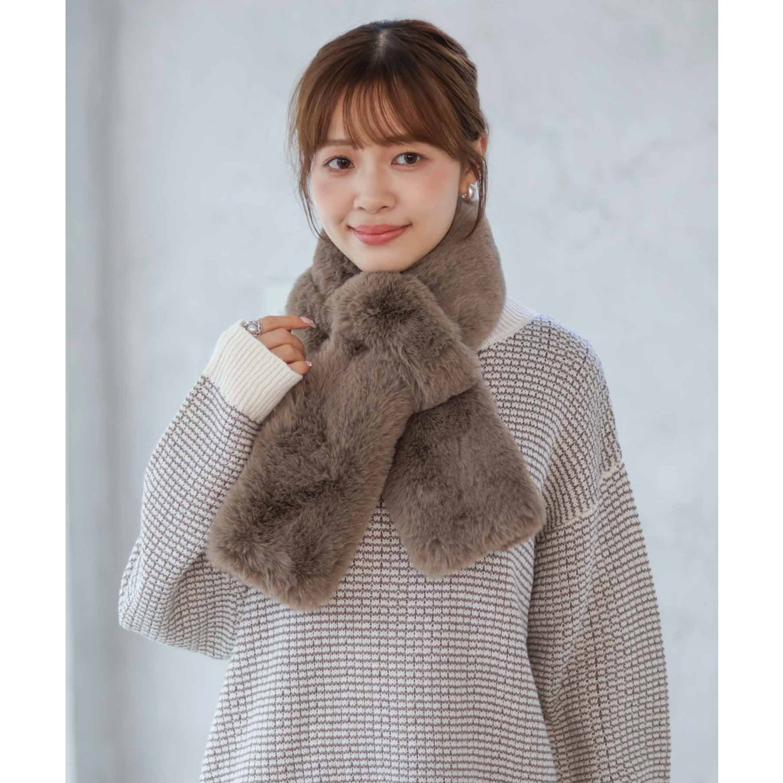 ハッシュアッシュ HusHusH ファーティペット （アッシュブラウン