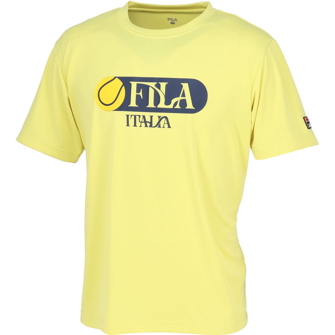 テニス】グラフィックTシャツ / メンズ （イエロー） -FILA（フィラ